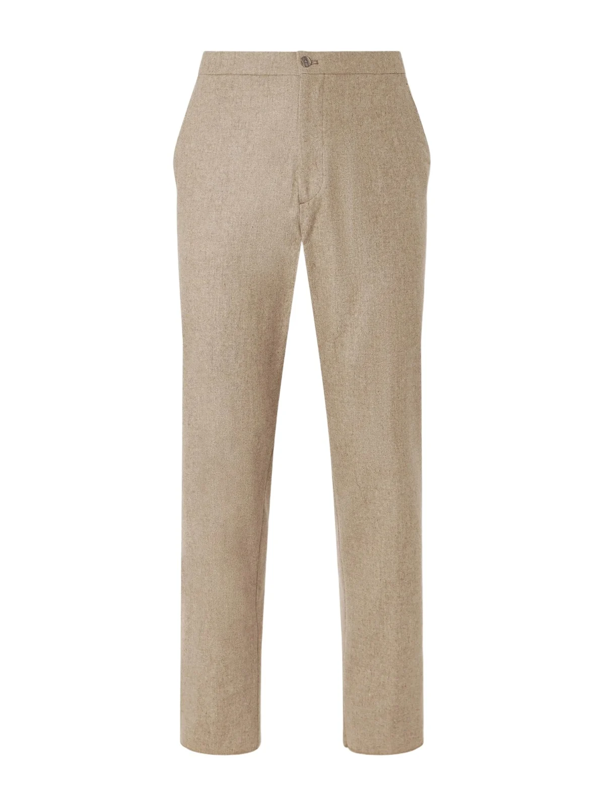 Straight-Leg Virgin Wool-Flannel Suit Trousers - Men
