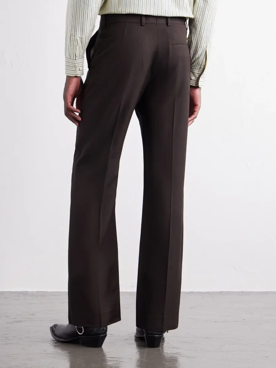 Acne Studios Straight-Leg Herringbone Trousers - Men | Thumbnail 4 Acne Studios Straight-Leg Herringbone Trousers - Men | Thumbnail 4
