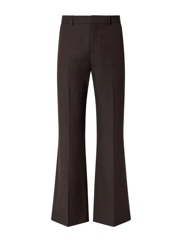 Acne Studios Straight-Leg Herringbone Trousers - Men