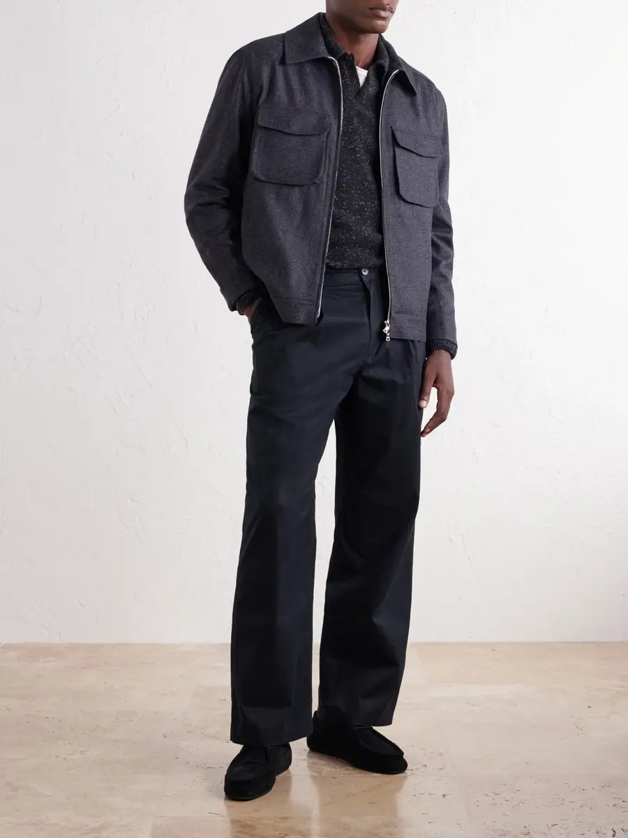 De Bonne Facture Student Prince of Wales Wool-Flannel Jacket - Men | Thumbnail 2 De Bonne Facture Student Prince of Wales Wool-Flannel Jacket - Men | Thumbnail 2