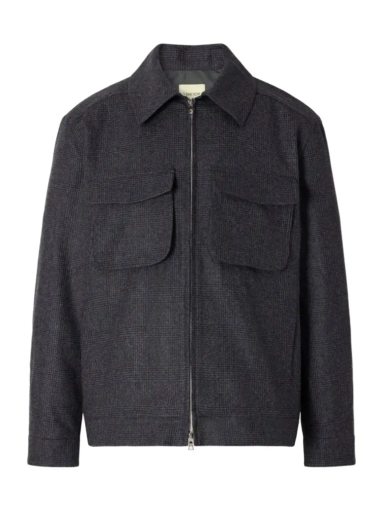De Bonne Facture Student Prince of Wales Wool-Flannel Jacket - Men