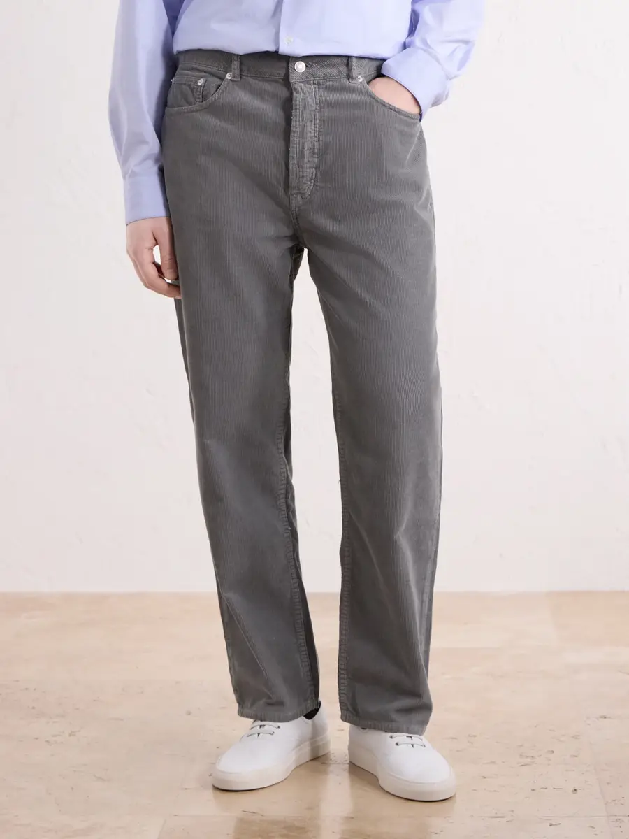 OFFICINE GÉNÉRALE Straight-Leg Cotton-Corduroy Trousers - Men | Thumbnail 3 OFFICINE GÉNÉRALE Straight-Leg Cotton-Corduroy Trousers - Men | Thumbnail 3