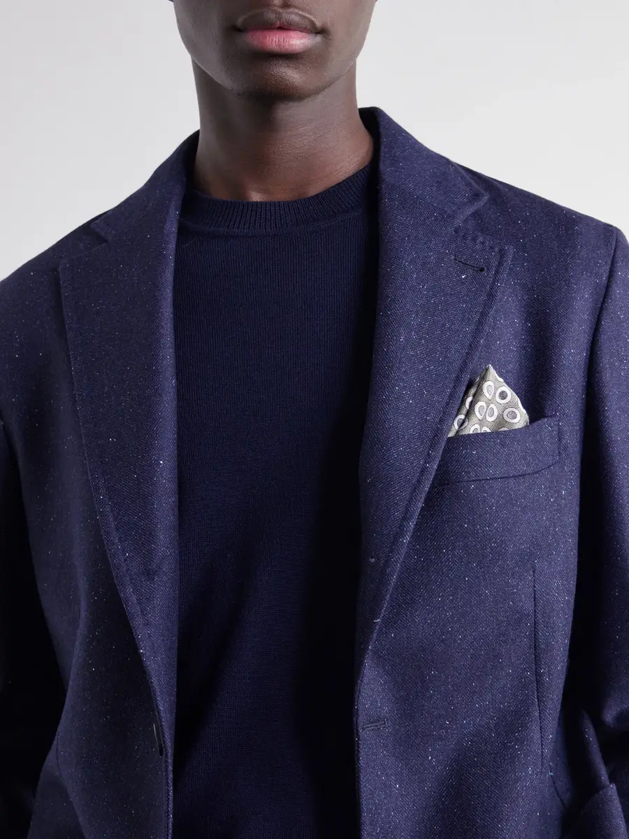 Rubinacci Darted Flecked Wool-Herringbone Suit Jacket - Men | Thumbnail 5 Rubinacci Darted Flecked Wool-Herringbone Suit Jacket - Men | Thumbnail 5