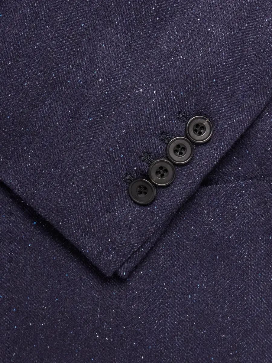 Rubinacci Darted Flecked Wool-Herringbone Suit Jacket - Men | Thumbnail 6 Rubinacci Darted Flecked Wool-Herringbone Suit Jacket - Men | Thumbnail 6
