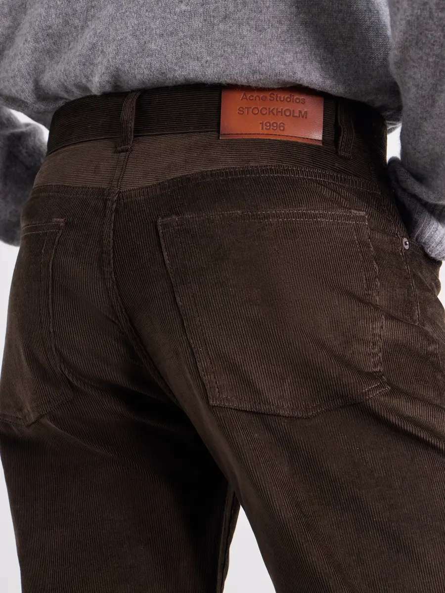 Acne Studios Straight-Leg Cotton-Corduroy Trousers - Men | Thumbnail 5