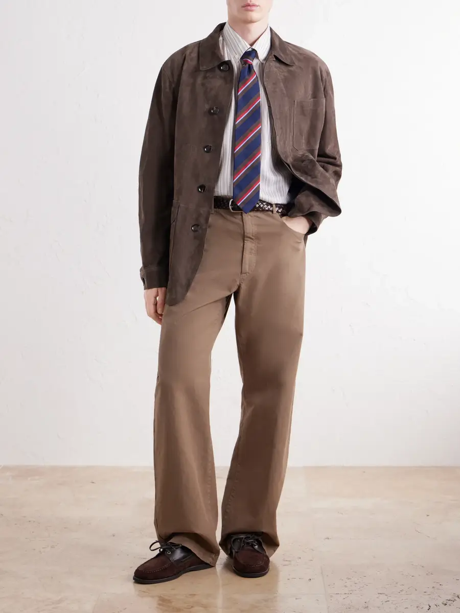 Paul Smith Button-Down Collar Striped Lyocell and Silk-Blend Twill Shirt - Men | Thumbnail 2 Paul Smith Button-Down Collar Striped Lyocell and Silk-Blend Twill Shirt - Men | Thumbnail 2