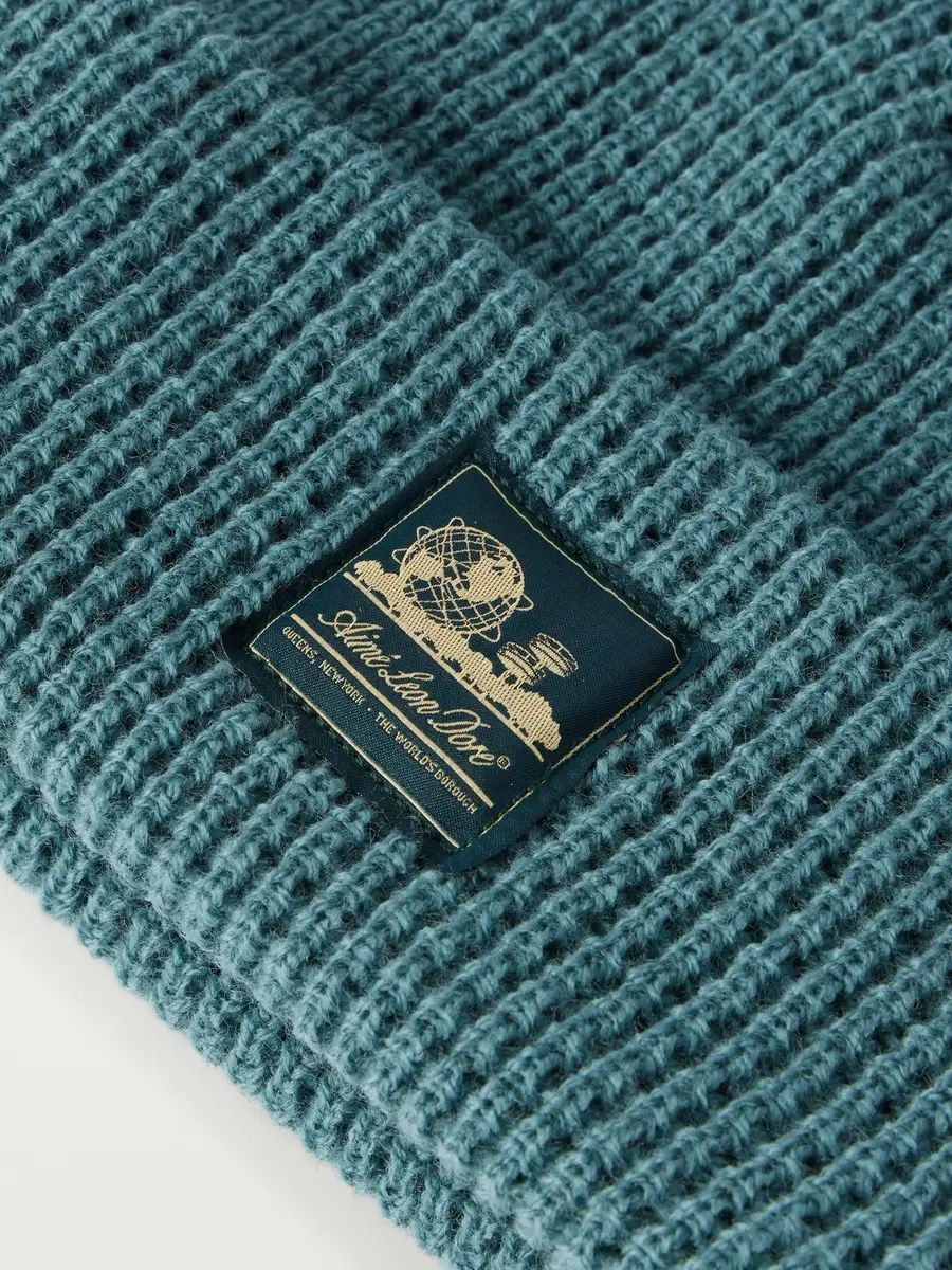Aimé Leon Dore Logo-Appliquéd Waffle-Knit Beanie - Men | Thumbnail 4 Aimé Leon Dore Logo-Appliquéd Waffle-Knit Beanie - Men | Thumbnail 4