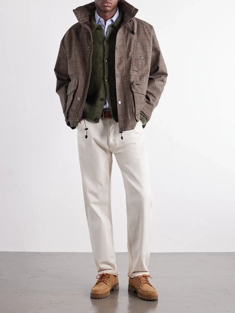 Barbour Transport Ursula Checked Woven Cotton Jacket - Men | Thumbnail 2 Barbour Transport Ursula Checked Woven Cotton Jacket - Men | Thumbnail 2