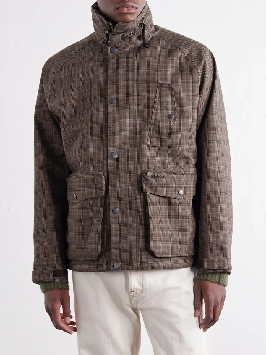 Barbour Transport Ursula Checked Woven Cotton Jacket - Men | Thumbnail 3 Barbour Transport Ursula Checked Woven Cotton Jacket - Men | Thumbnail 3