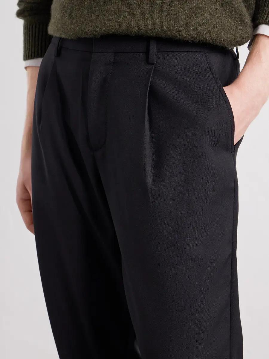 MR P. Wide-Leg Pleated Wool-Fresco Trousers - Men | Thumbnail 5 MR P. Wide-Leg Pleated Wool-Fresco Trousers - Men | Thumbnail 5