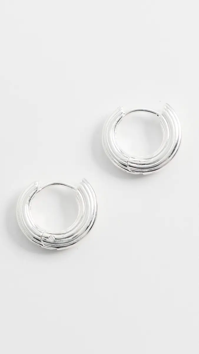 Dévé Mini Non-Conformist Hoop Earrings | Thumbnail 2 Dévé Mini Non-Conformist Hoop Earrings | Thumbnail 2