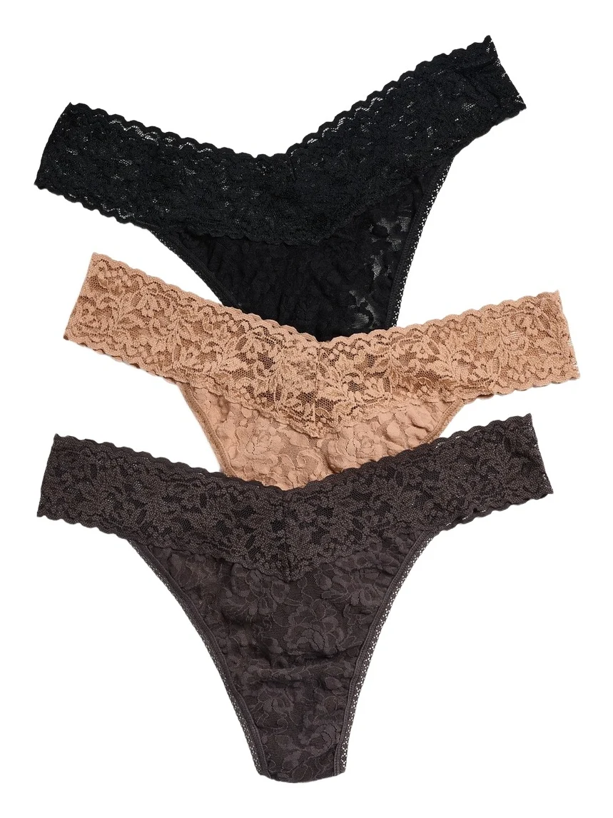 Original Rise Thong Panties 3-Pack Original Rise Thong Panties 3-Pack