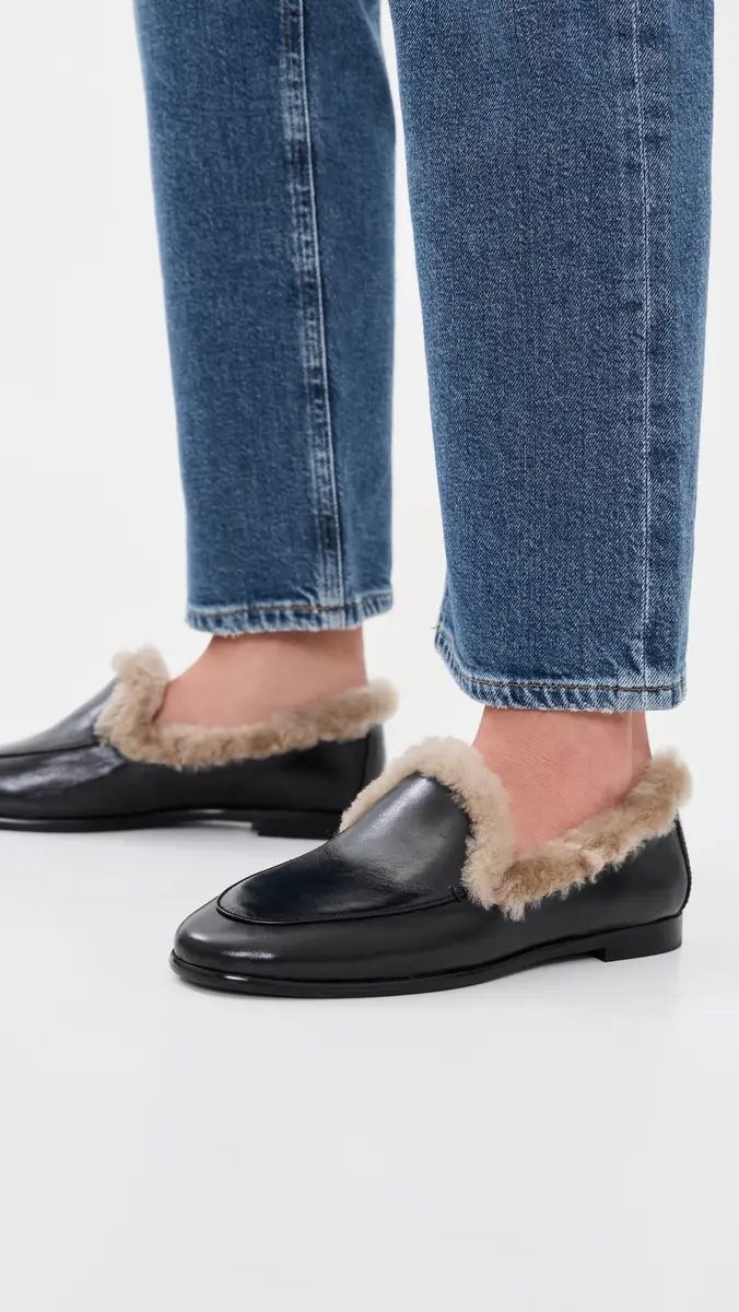 Black Suede Studio Zora Loafers | Thumbnail 3 Black Suede Studio Zora Loafers | Thumbnail 3
