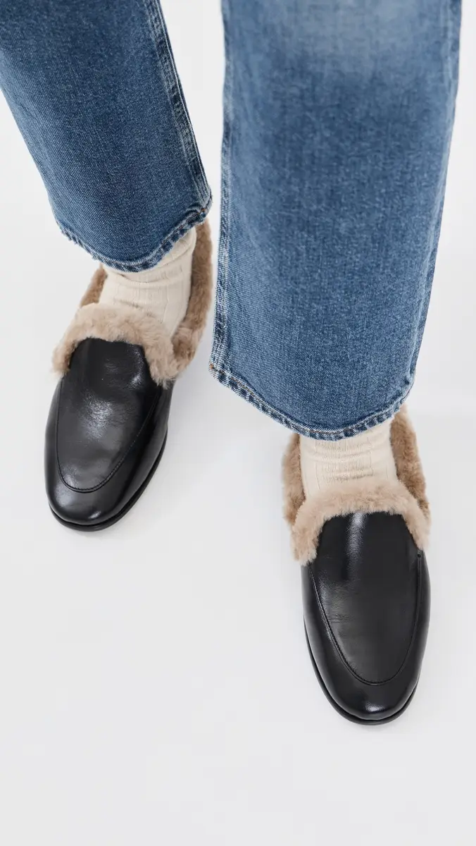 Black Suede Studio Zora Loafers | Thumbnail 4 Black Suede Studio Zora Loafers | Thumbnail 4