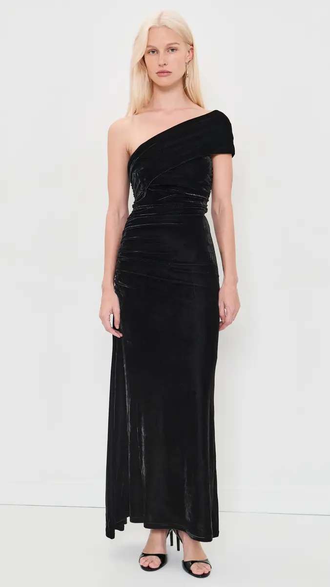 Bardot Calia Velour Maxi Dress | Thumbnail 2 Bardot Calia Velour Maxi Dress | Thumbnail 2