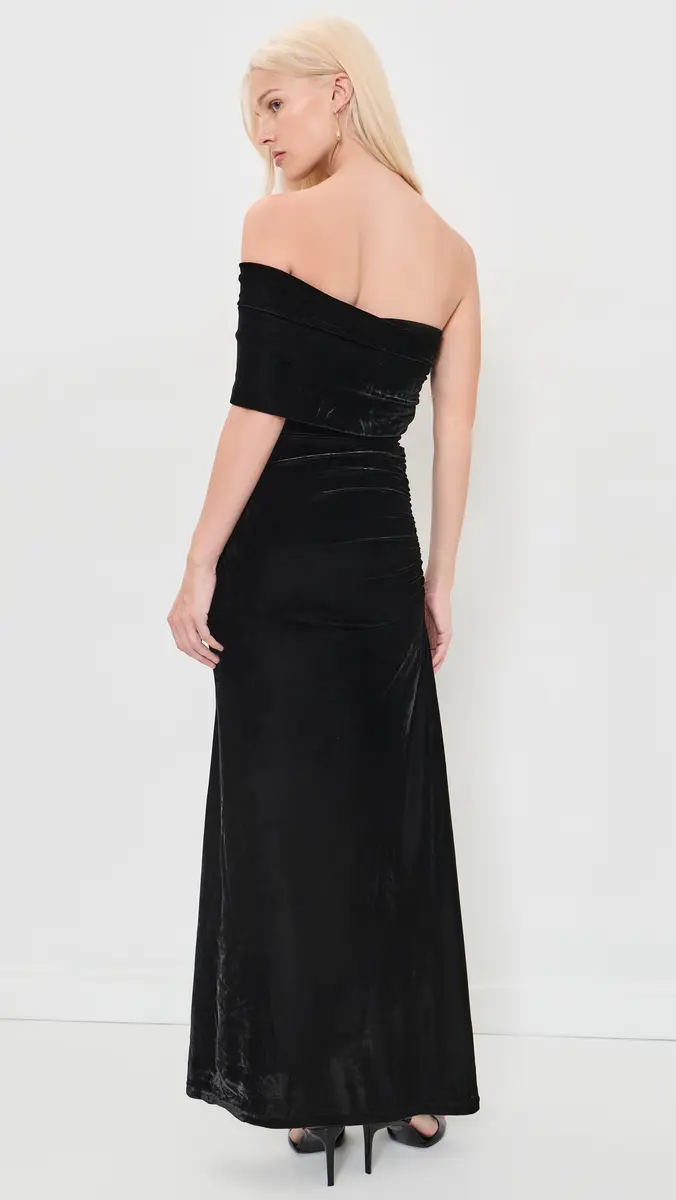 Bardot Calia Velour Maxi Dress | Thumbnail 3 Bardot Calia Velour Maxi Dress | Thumbnail 3