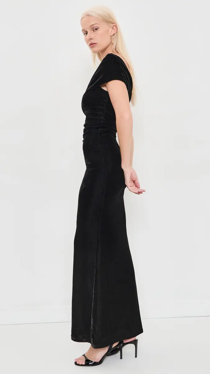 Bardot Calia Velour Maxi Dress | Thumbnail 4 Bardot Calia Velour Maxi Dress | Thumbnail 4