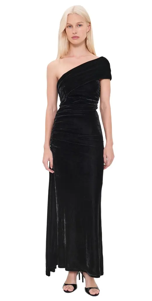 Bardot Calia Velour Maxi Dress