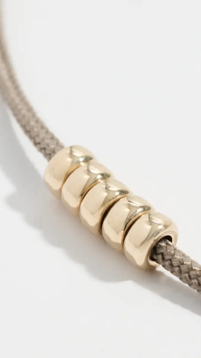 Zoë Chicco 14k Gold Rondelle Bead Paracord Necklace | Thumbnail 5 Zoë Chicco 14k Gold Rondelle Bead Paracord Necklace | Thumbnail 5