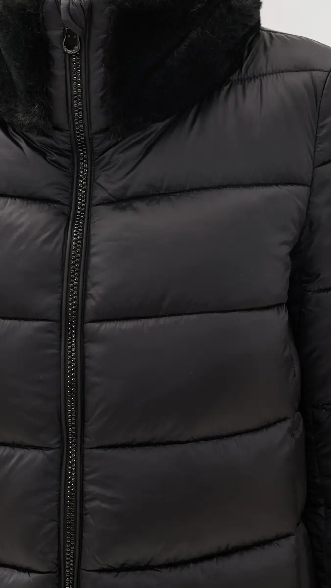 Save the Duck Mei Faux Fur Trim Quilted Coat | Thumbnail 6 Save the Duck Mei Faux Fur Trim Quilted Coat | Thumbnail 6