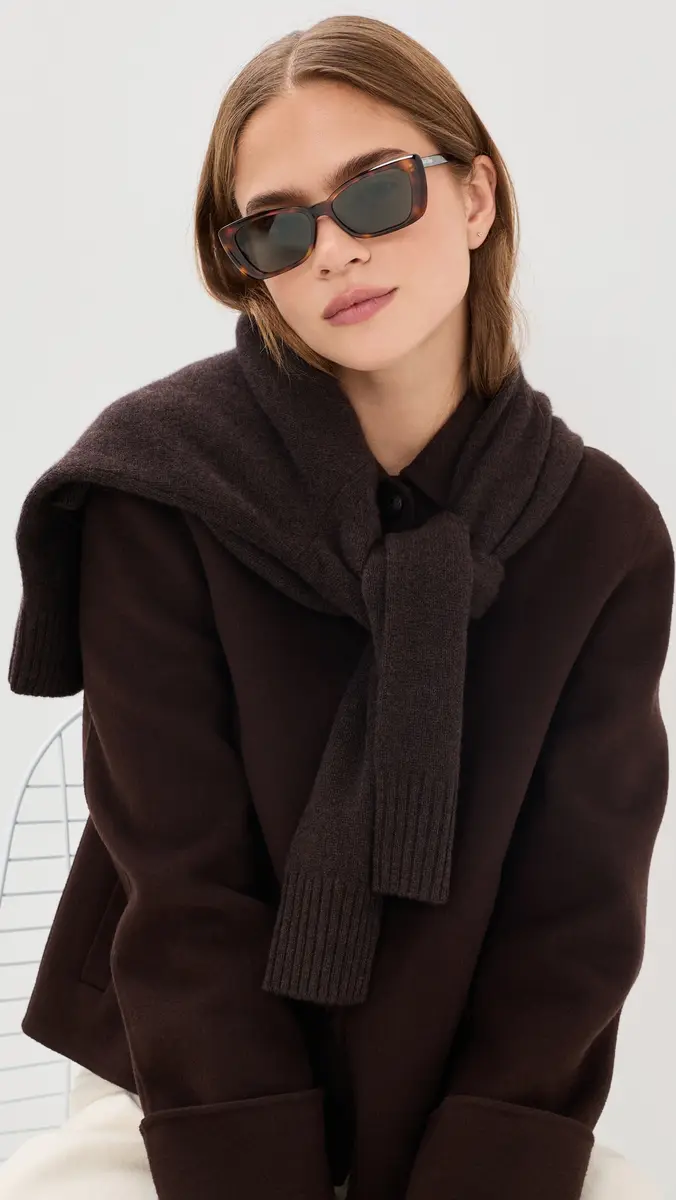 Saint Laurent Rectangle Sunglasses | Thumbnail 3 Saint Laurent Rectangle Sunglasses | Thumbnail 3