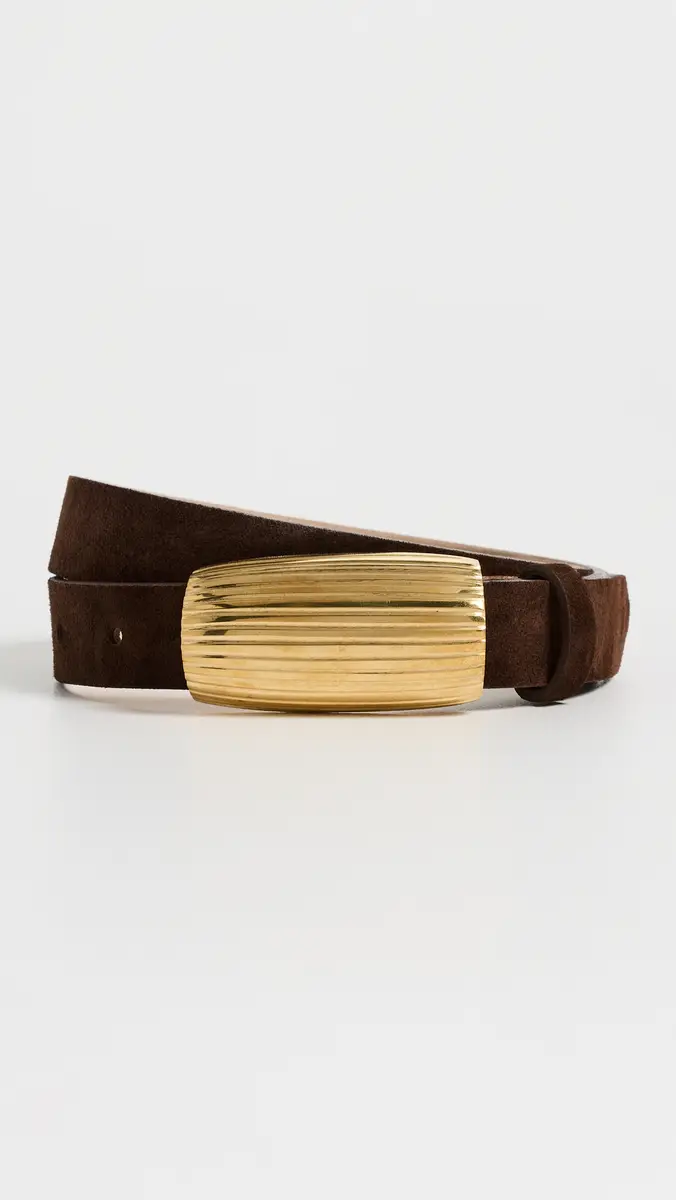 L'Agence Machado Ribbed Dome Belt | Thumbnail 2 L'Agence Machado Ribbed Dome Belt | Thumbnail 2