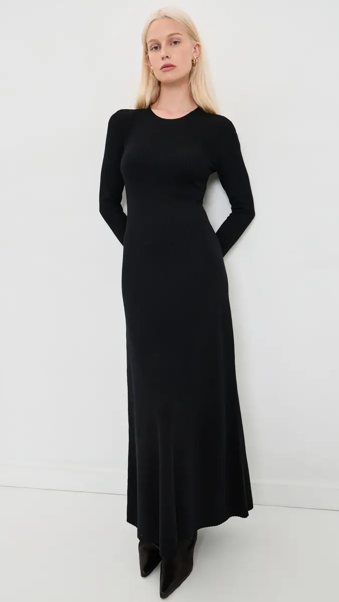 Theory Crew Neck Knit Dress | Thumbnail 2 Theory Crew Neck Knit Dress | Thumbnail 2