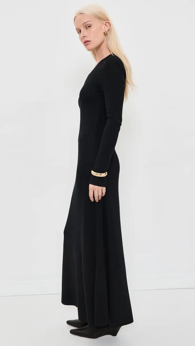 Theory Crew Neck Knit Dress | Thumbnail 4 Theory Crew Neck Knit Dress | Thumbnail 4