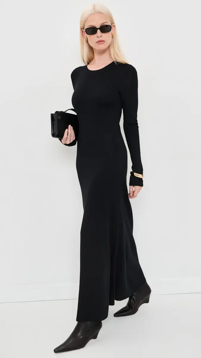Theory Crew Neck Knit Dress | Thumbnail 5 Theory Crew Neck Knit Dress | Thumbnail 5