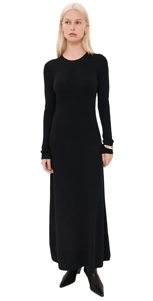 Crew Neck Knit Dress Crew Neck Knit Dress