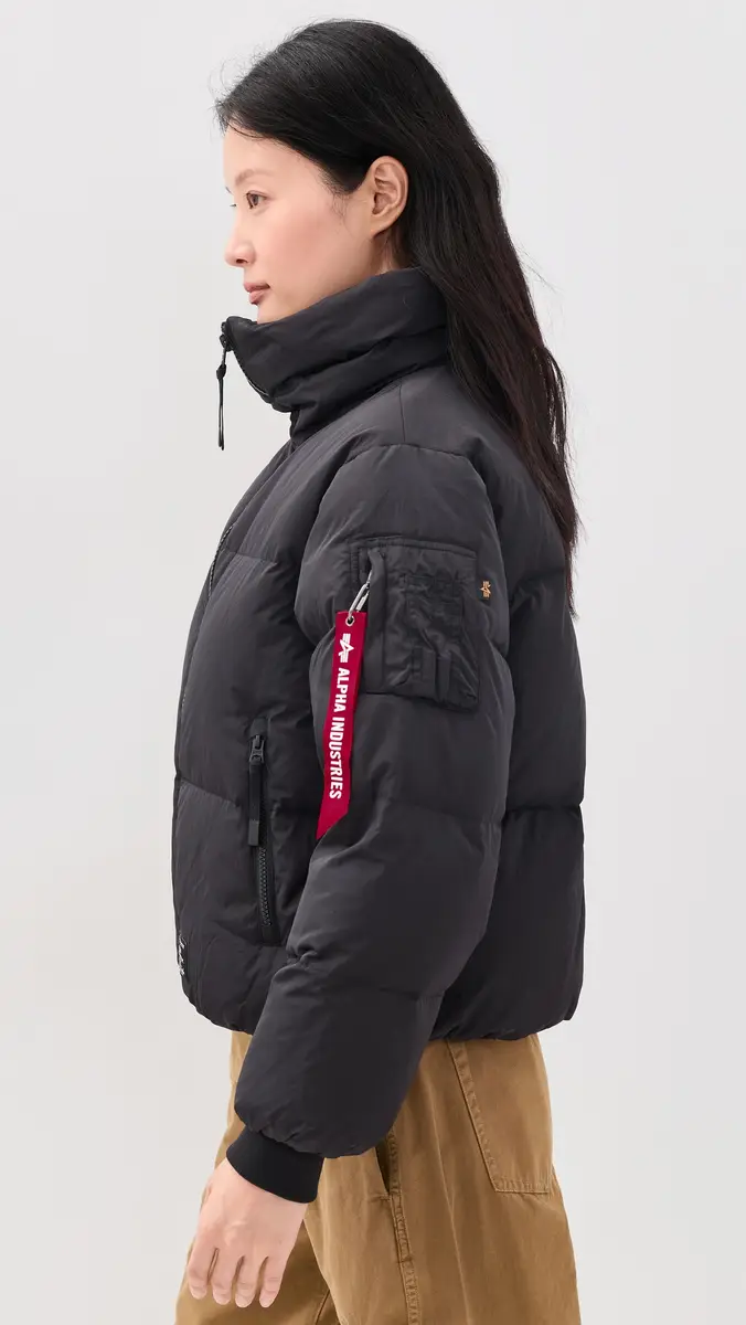 Alpha Industries Sierra Short Relaxed Fit Puffer | Thumbnail 4 Alpha Industries Sierra Short Relaxed Fit Puffer | Thumbnail 4