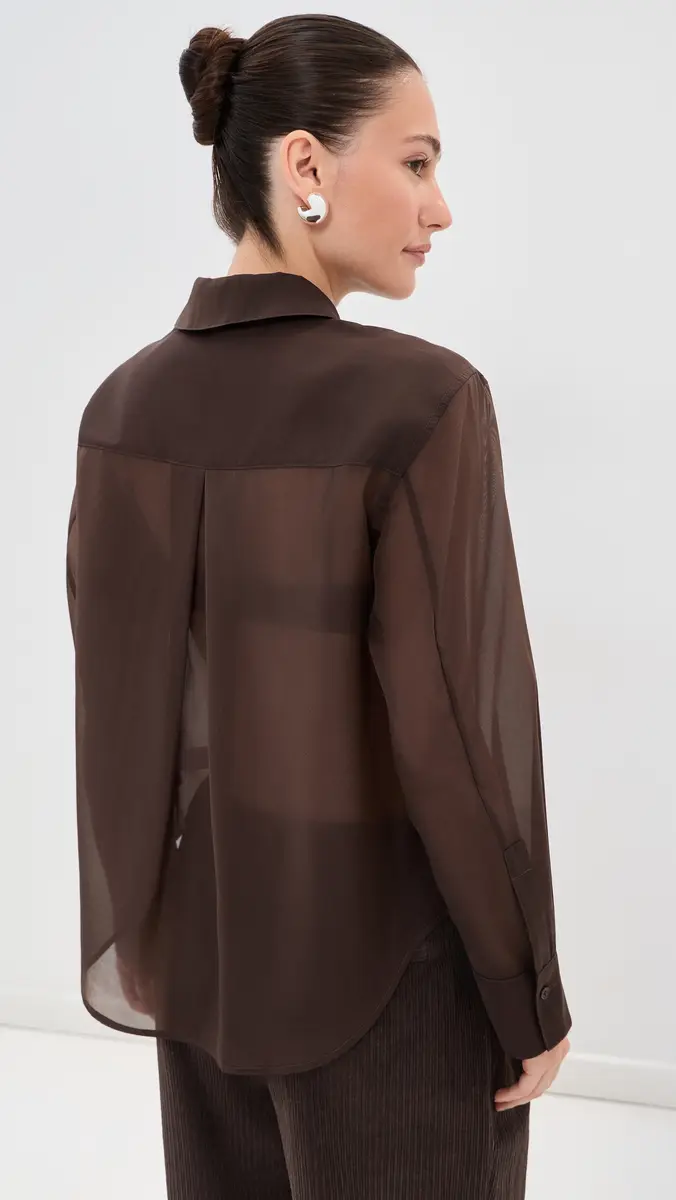 LE BOP Organza Button Down | Thumbnail 3 LE BOP Organza Button Down | Thumbnail 3
