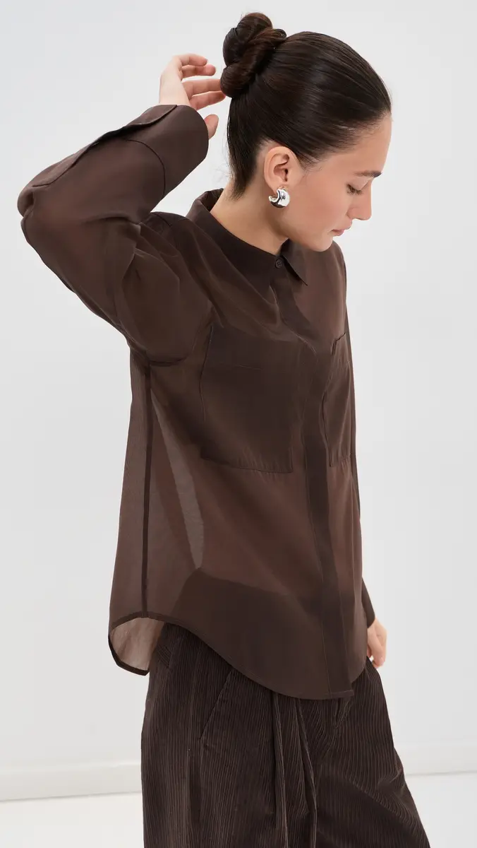 LE BOP Organza Button Down | Thumbnail 4 LE BOP Organza Button Down | Thumbnail 4