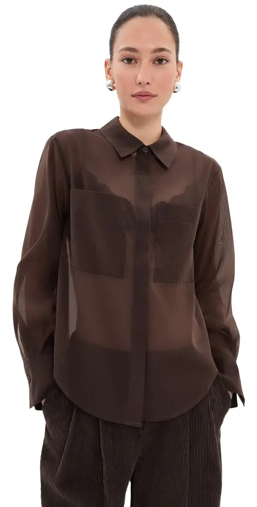 Organza Button Down Organza Button Down
