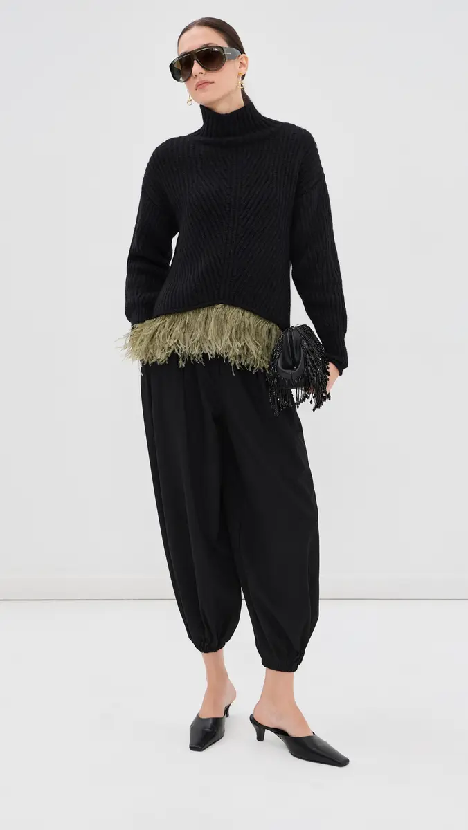 La DoubleJ High Kick Sweater with Feathers Solid | Thumbnail 5 La DoubleJ High Kick Sweater with Feathers Solid | Thumbnail 5