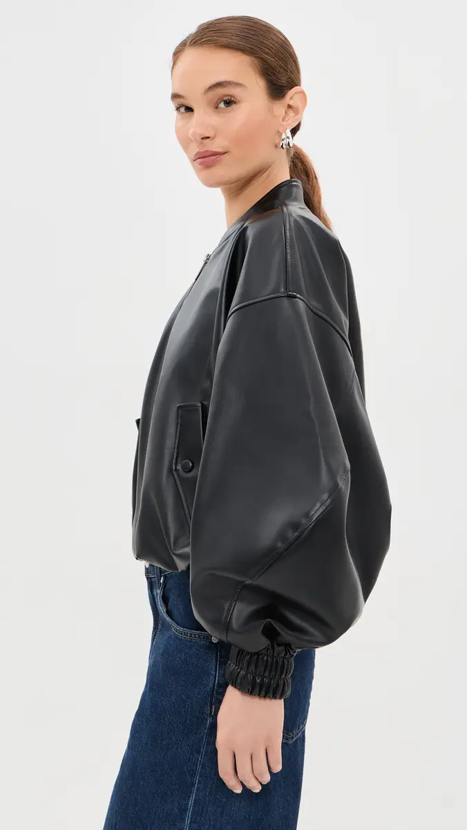 LE BOP Dawn Faux Leather Exaggerated Sleeve Jacket | Thumbnail 5 LE BOP Dawn Faux Leather Exaggerated Sleeve Jacket | Thumbnail 5