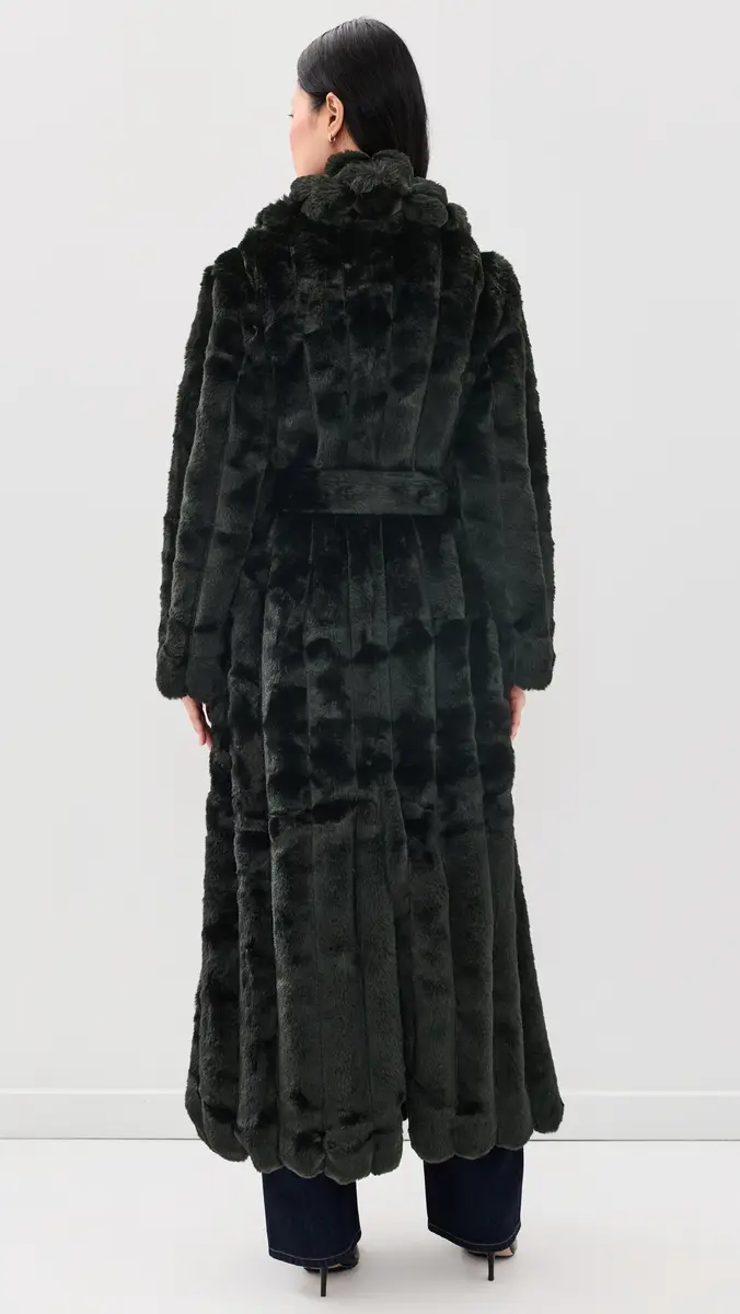 Bardot Marta Faux Fur Longline Coat | Thumbnail 3 Bardot Marta Faux Fur Longline Coat | Thumbnail 3