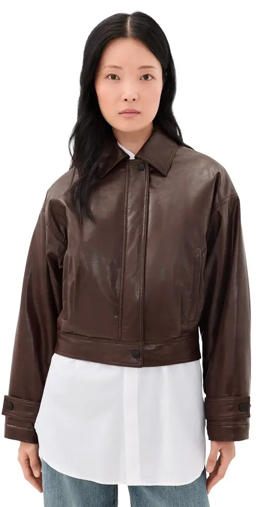 MSGM Leather Jacket