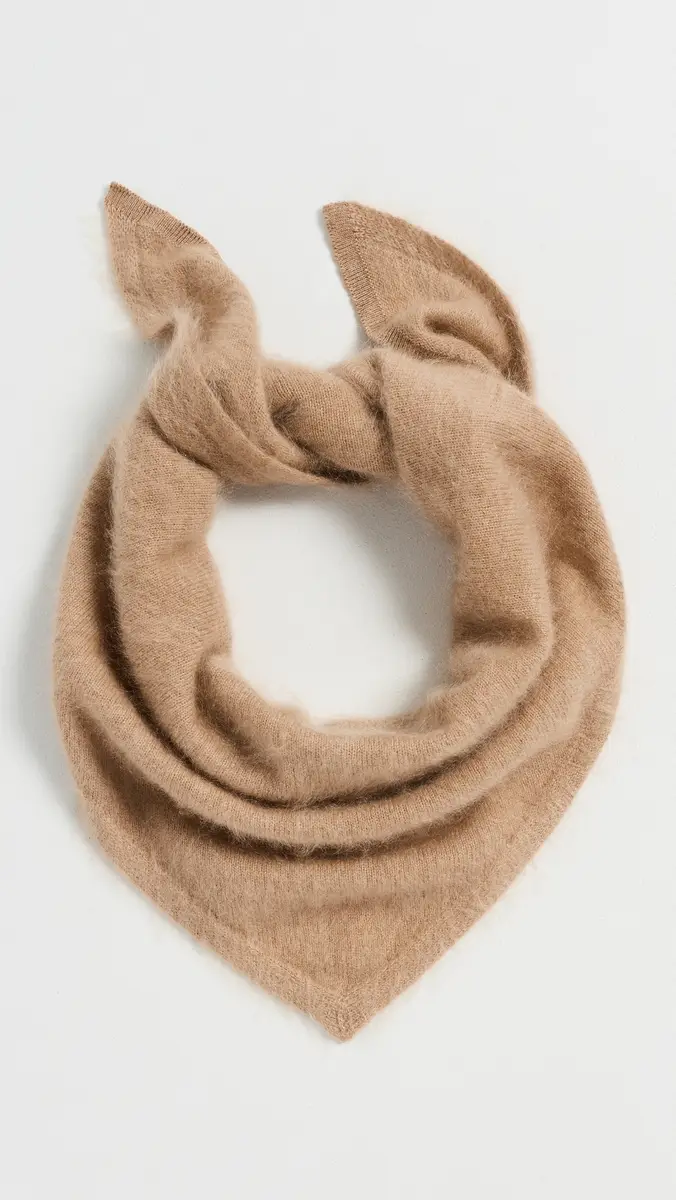 LE BOP Brushed Cashmere Bandana Scarf | Thumbnail 6 LE BOP Brushed Cashmere Bandana Scarf | Thumbnail 6