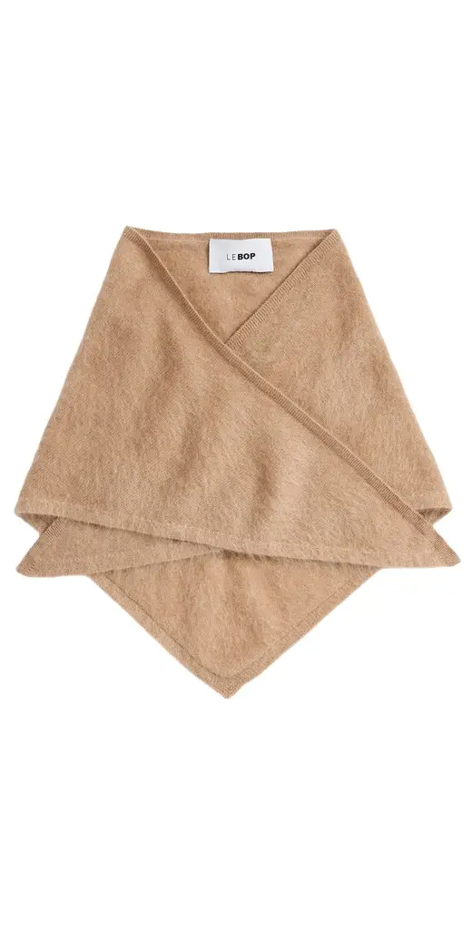 Brushed Cashmere Bandana Scarf Brushed Cashmere Bandana Scarf