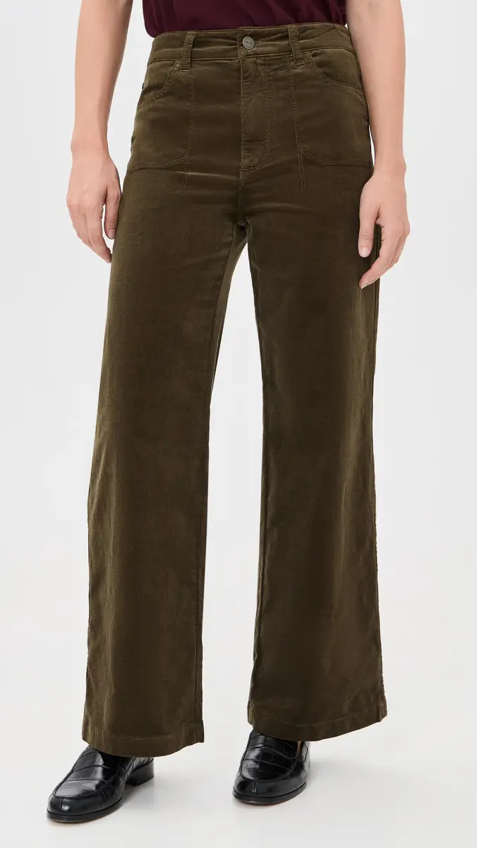 PAIGE Anessa Petite Utility Pocket Corduroy Pants | Thumbnail 2