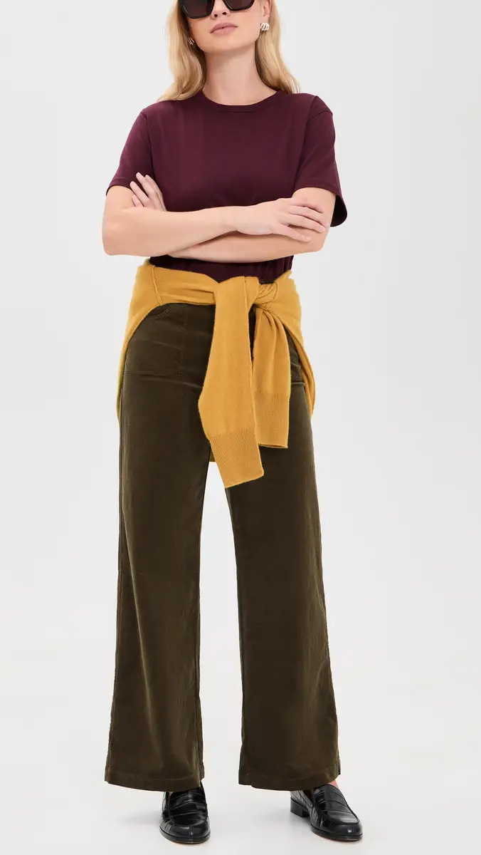PAIGE Anessa Petite Utility Pocket Corduroy Pants | Thumbnail 5