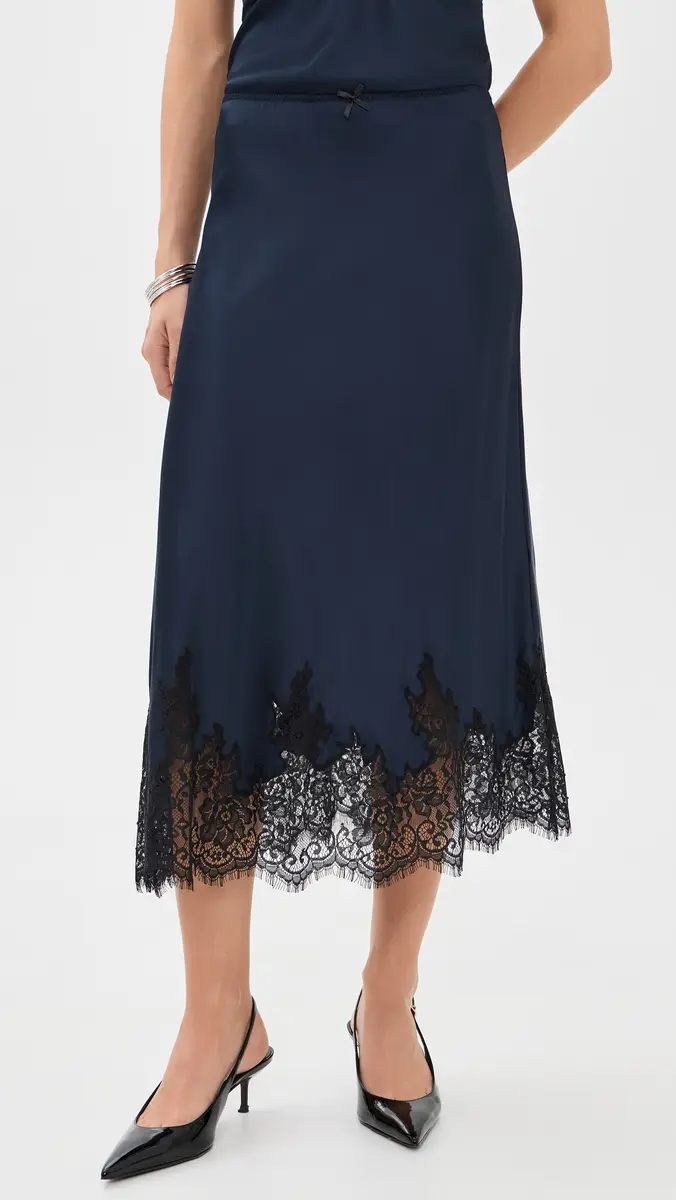 PAIGE Kelso Satin Skirt | Thumbnail 2 PAIGE Kelso Satin Skirt | Thumbnail 2