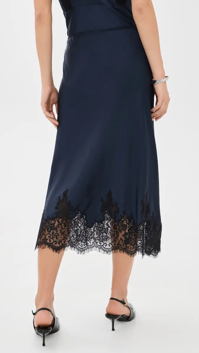 PAIGE Kelso Satin Skirt | Thumbnail 3 PAIGE Kelso Satin Skirt | Thumbnail 3