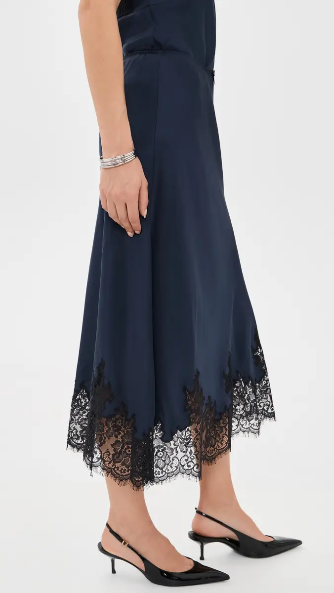 PAIGE Kelso Satin Skirt | Thumbnail 4 PAIGE Kelso Satin Skirt | Thumbnail 4