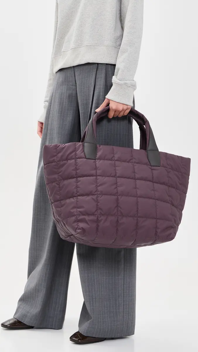 Vee Collective Porter Medium Bordeaux Tote | Thumbnail 3