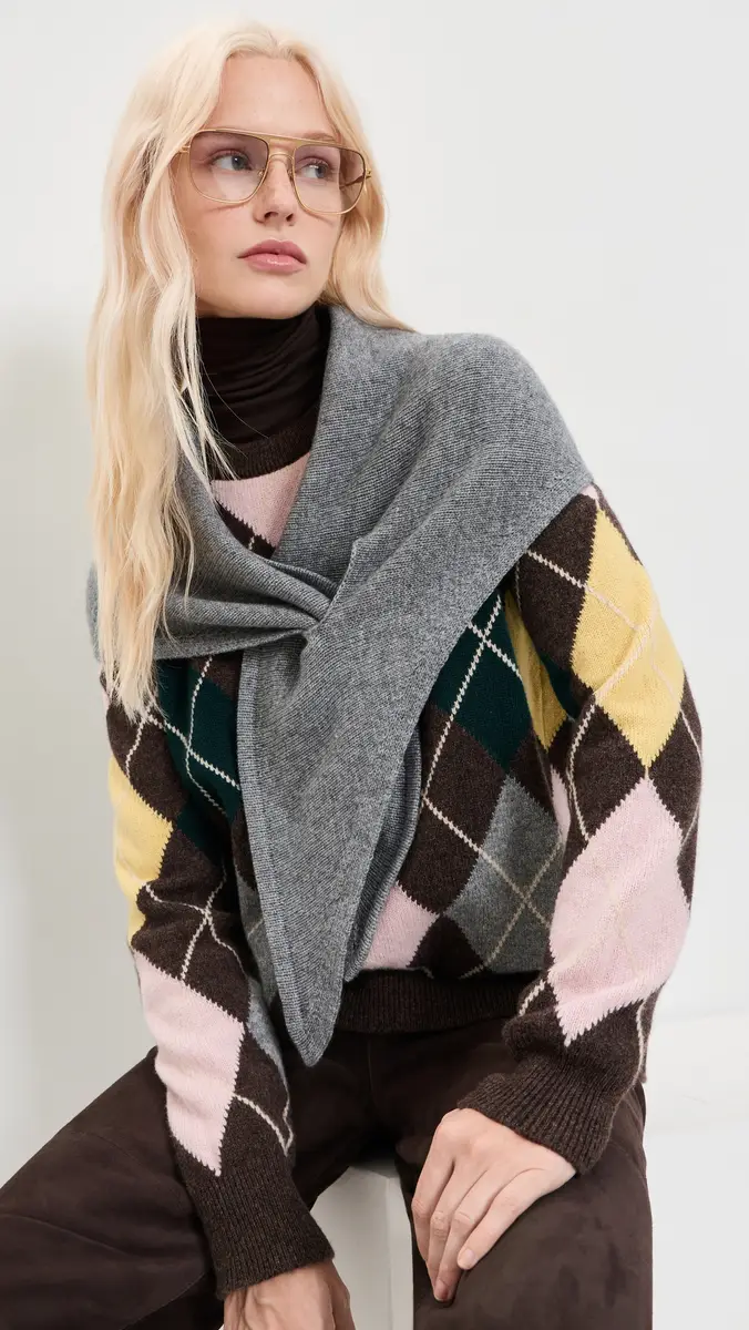Veronica Beard Drezel Knit Scarf | Thumbnail 3 Veronica Beard Drezel Knit Scarf | Thumbnail 3