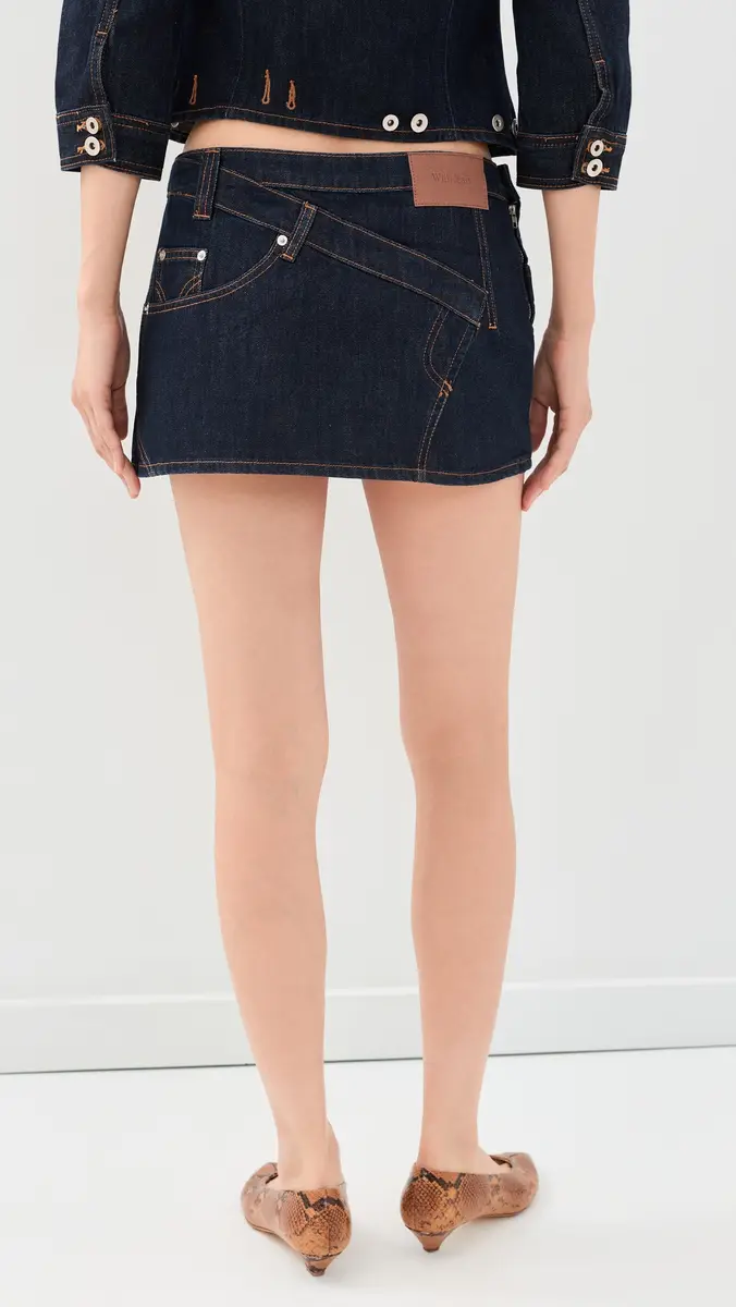 With Jean Drew Denim Skirt | Thumbnail 3
