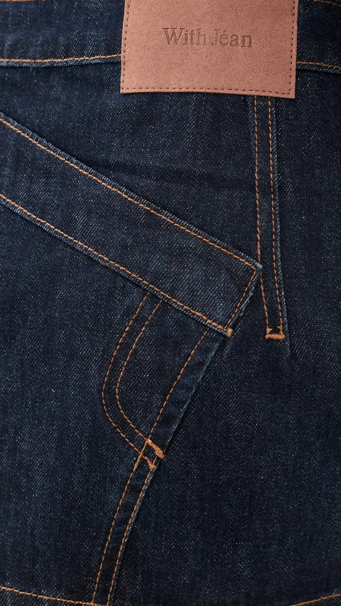 With Jean Drew Denim Skirt | Thumbnail 6