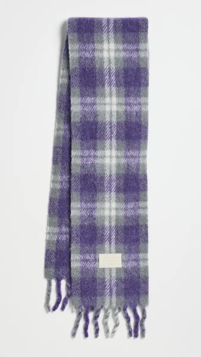 Acne Studios Valley Check Scarf | Thumbnail 2 Acne Studios Valley Check Scarf | Thumbnail 2